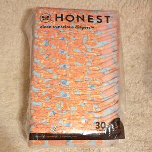 Unopened NWT ~ Honest Clean Conscious Diapers Orange You Cute Size 3 /16-28 lbs.